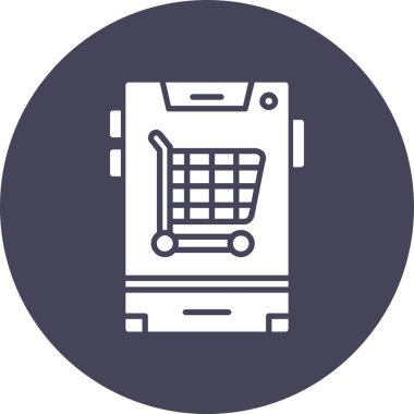 Alışveriş sepetinin vektör illüstrasyonu