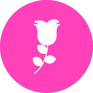 güzel gül vektör simgesi