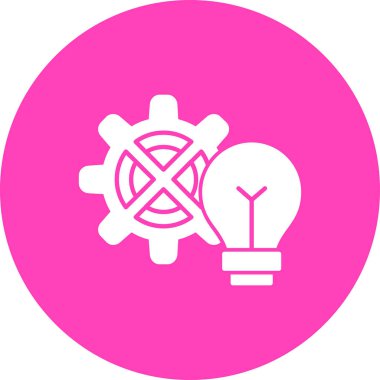 Modern dişli simgesinin vektör çizimi