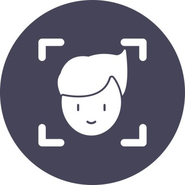 Bir erkek simgesinin vektör illüstrasyonu