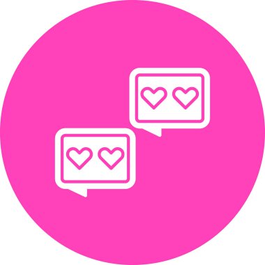 Aşk simgesinin vektör illüstrasyonu