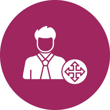 Bir adam ve bir köpeğin vektör çizimi