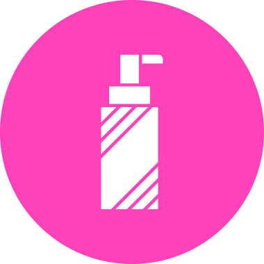 Şişe simgesi. Web için sprey vektör simgelerinin basit çizimi