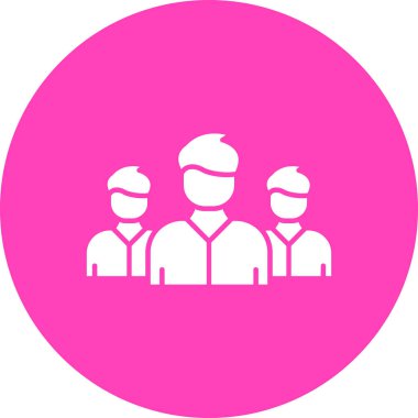 grup insan simgesi vektör illüstrasyonu