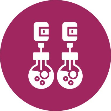 ampul simgesi, vektör illüstrasyonu