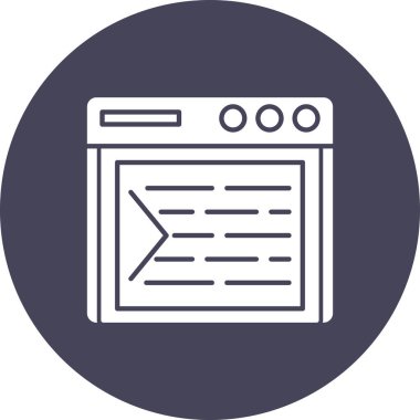 izleyici ikon vektör illüstrasyonu