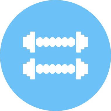 dambıl simgesi, vektör illüstrasyonu basit tasarım