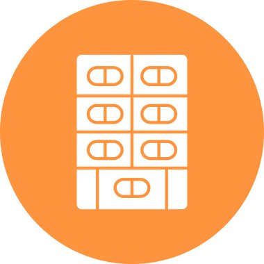 Vektör illüstrasyonu, hap simgesi