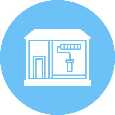 Bir gaz simgesinin vektör illüstrasyonu