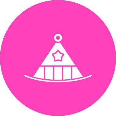 Eşsiz piramit vektör simgesi