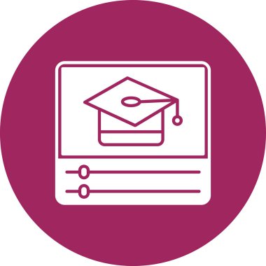 Eğitim simgesinin vektör illüstrasyonu