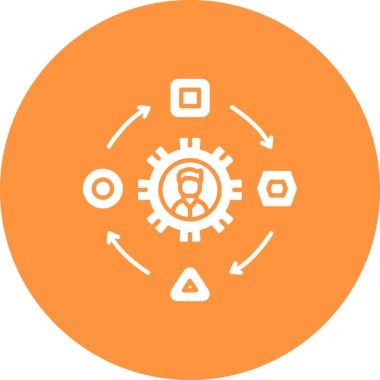 seo modern simgesinin vektör illüstrasyonu