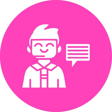 İnsan simgesinin vektör illüstrasyonu