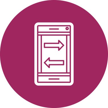 telefon simgesi, vektör illüstrasyonu basit tasarım