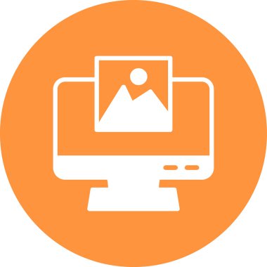 dizüstü bilgisayar simgesi, vektör illüstrasyonu