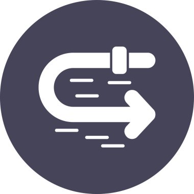 Bir b simgesinin vektör illüstrasyonu