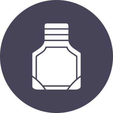 Şişe simgesinin vektör illüstrasyonu