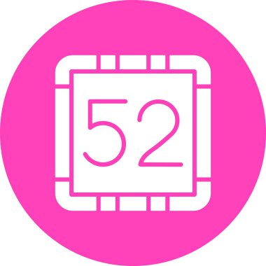 6 numaralı simge, vektör, illüstrasyon