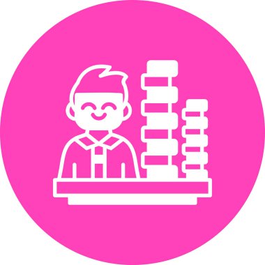 Modern yapı simgesinin vektör illüstrasyonu