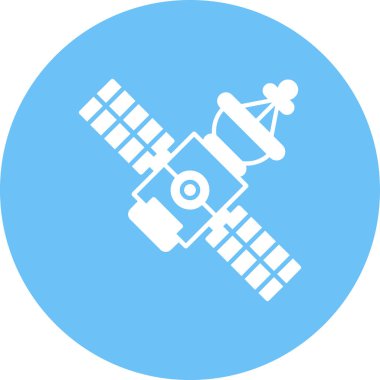 uydu vektör simgesi modern basit illüstrasyon