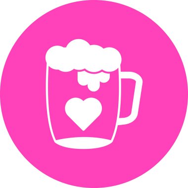 içki ikonu vektör illüstrasyonu