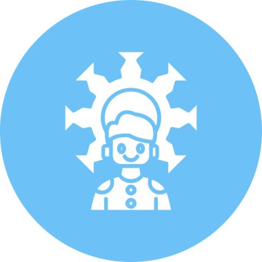 Noel vektör simgesi modern basit illüstrasyon