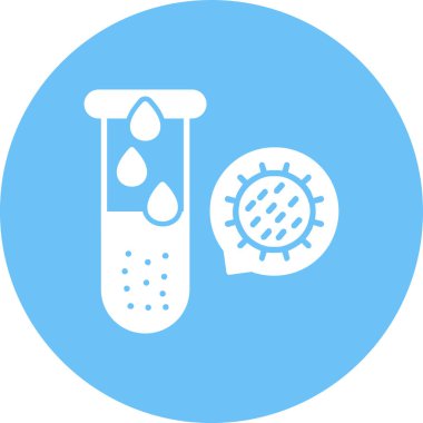 test tübü simgesi modern vektör çizimi