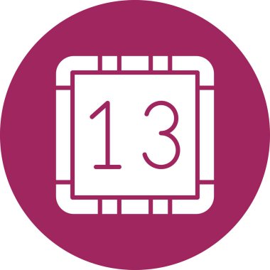 Takvim simgesinin vektör illüstrasyonu