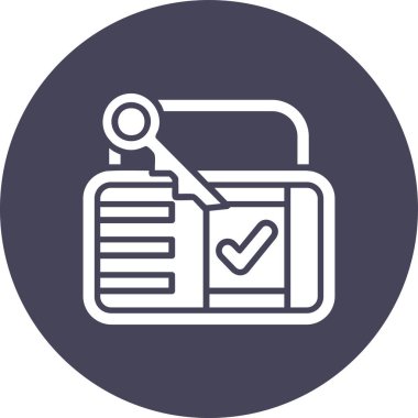 Pano simgesinin vektör illüstrasyonu