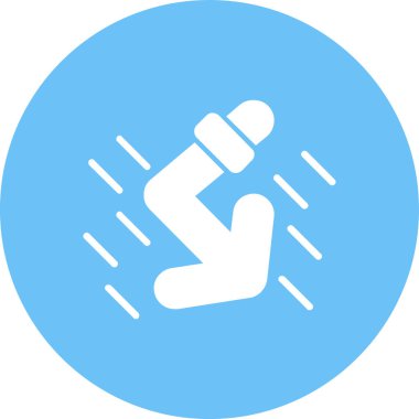 Egzersiz fitness egzersiz simgesi - özet biçimi