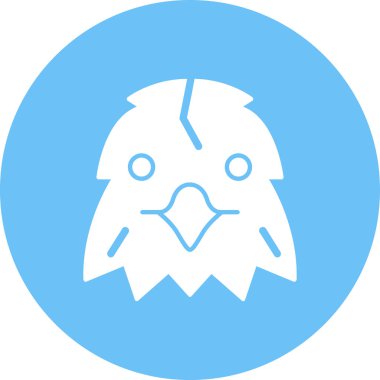 Baykuş kuş hayvan simgesi taslak biçiminde