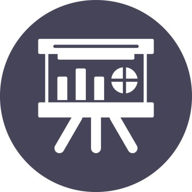 Bar çizelgesi simgesi. vektör illüstrasyonu