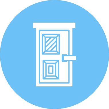 kapı simgesi vektör illüstrasyonu