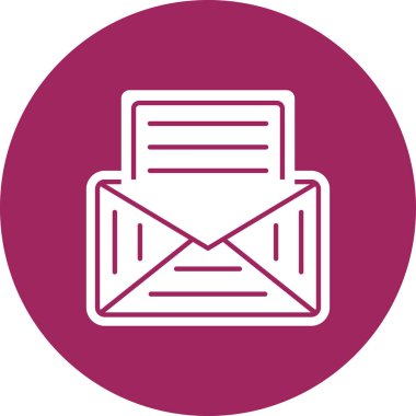 Posta simgesinin vektör illüstrasyonu