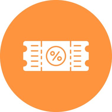 İndirim yüzdesi işaret vektörü çizimi