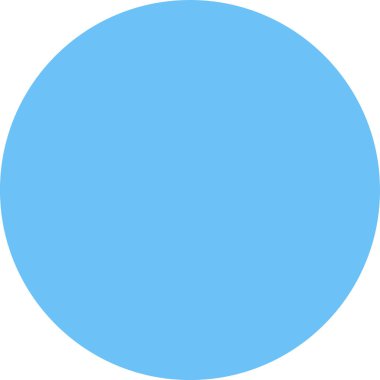 Basit çember şekil simgesi tasarım elemanı çizimi