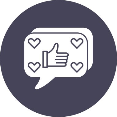 Gibi. Web simgesi basit illüstrasyon