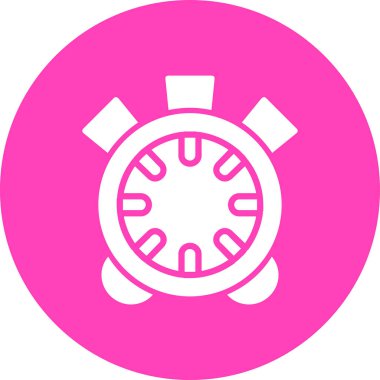 Saat simgesi, vektör illüstrasyonu basit tasarım