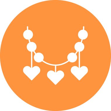 Aşk. Web simgesi basit illüstrasyon