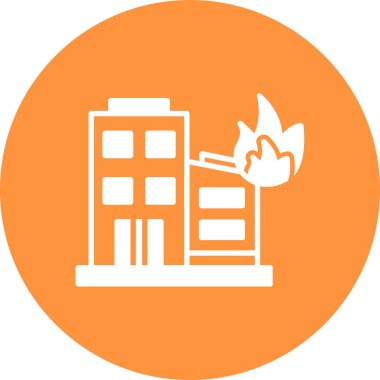 Bir bina simgesinin illüstrasyonu