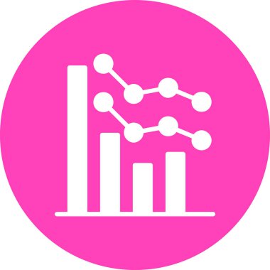 İş ve finans simgesinin vektör illüstrasyonu