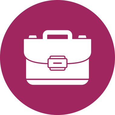 Çanta. Web simgesi basit illüstrasyon