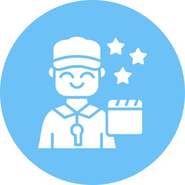 Kek. Web simgesi basit tasarım