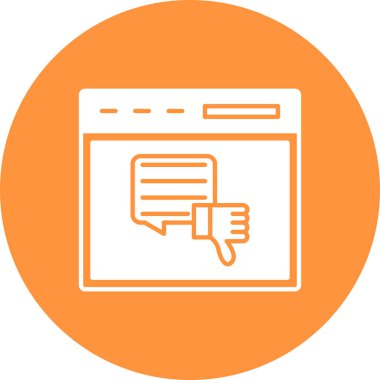 Modern bir simgenin vektör illüstrasyonu