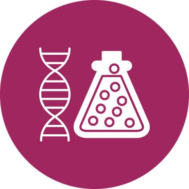 DNA simgesinin vektör illüstrasyonu