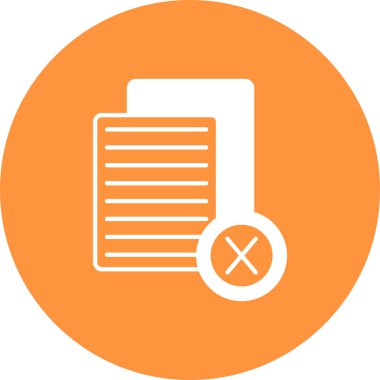 Başarısızlık simgesi, vektör illüstrasyonu basit tasarım