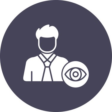 Göz simgesinin vektör illüstrasyonu