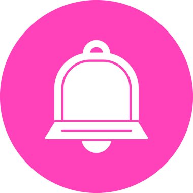 Çan simgesinin vektör illüstrasyonu