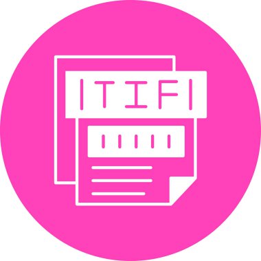 dosya biçimi simgesi, vektör illüstrasyonu