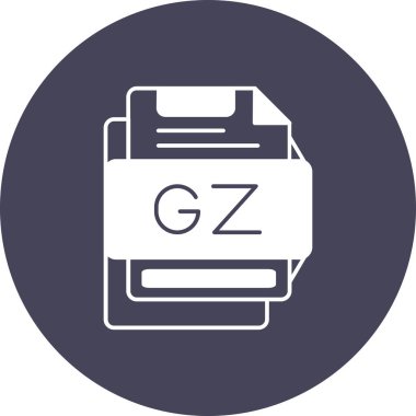 dosya biçimi simgesi, vektör illüstrasyonu